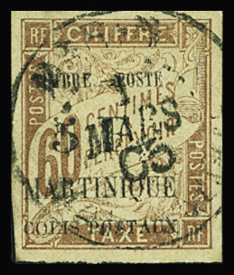 N°60 5f s. 60 brun, obl., TB. Signé A. Brun et Scheller