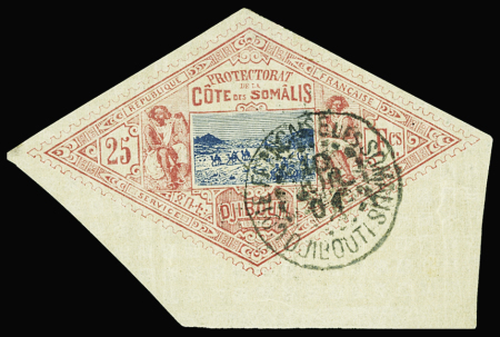 N°20 25f rose et bleu, obl. avec cdf,  TTB. Signé Calves