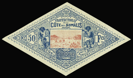 N°21 50f bleu et rose, neuf *, TB.