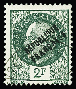 EVREUX N°11 2f vert, obl., TB, signé Mayer