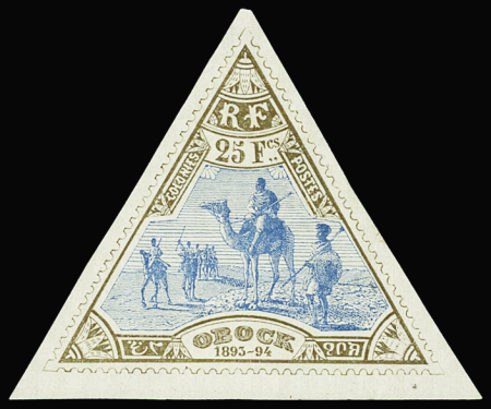 N°63 25f bistre et bleu, neuf *, TB