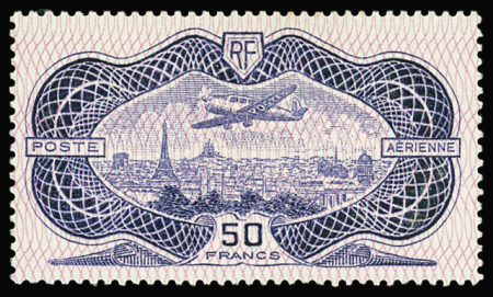 N°15b 50f burelage renversé, neuf *, TB. Signé Calves