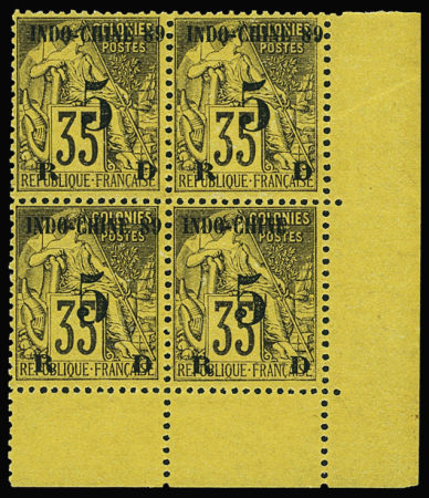 Maury N°2aa + 2 (2x) surcharge "89" absent, piece du