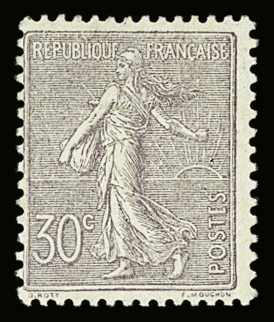 N°133 30c lilas, neuf **, TB