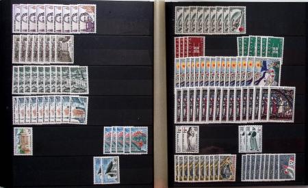1849-1960, Accumulation de classeurs de France, avec