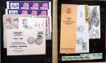 1849-1960, Accumulation de classeurs de France, avec
