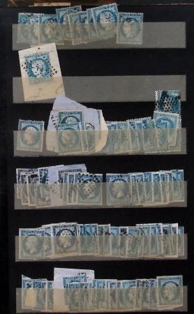 1849-1960, Accumulation de classeurs de France, avec