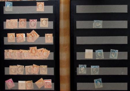 1849-1960, Accumulation de classeurs de France, avec