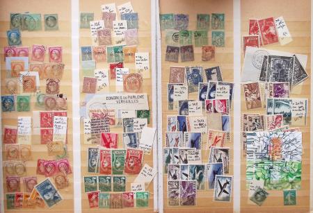 1849-1960, Accumulation de classeurs de France, avec