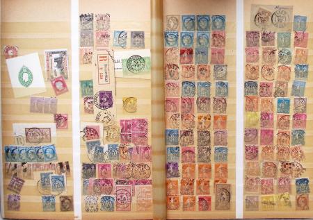 1849-1960, Accumulation de classeurs de France, avec
