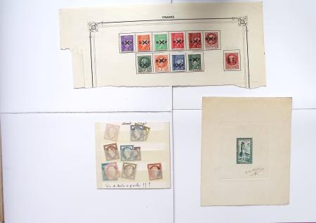 1849-1960, Accumulation de classeurs de France, avec