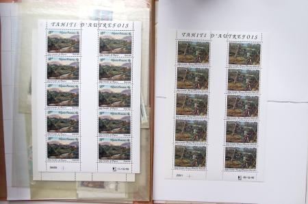 1849-1960, Accumulation de classeurs de France, avec