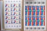 1849-1960, Accumulation de classeurs de France, avec