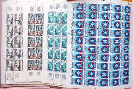 1849-1960, Accumulation de classeurs de France, avec