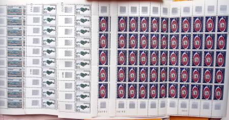 1849-1960, Accumulation de classeurs de France, avec