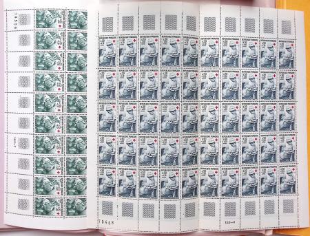 1849-1960, Accumulation de classeurs de France, avec