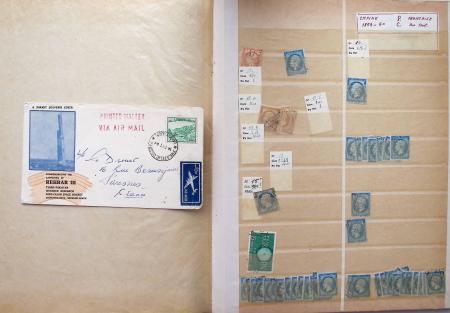 1849-1960, Accumulation de classeurs de France, avec