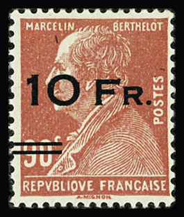 N°3 10f sur 90c rouge, neuf *, TB. Signé Champion +