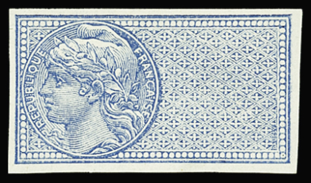 N°33 type Daussy bleu, sans valeur, ND, neuf **, TB