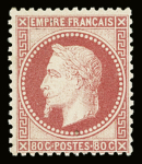 N°32 80c rose, neuf *, TB. Signé + cert. Calves