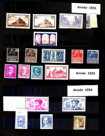 1849-2002, Collection de France en 6 classeurs, essentiellement