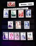 1849-2002, Collection de France en 6 classeurs, essentiellement