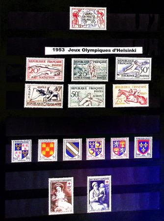 1849-2002, Collection de France en 6 classeurs, essentiellement