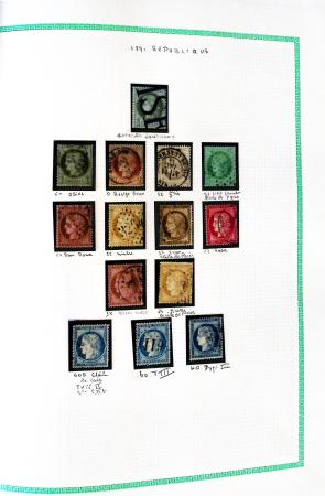1849-2002, Collection de France en 6 classeurs, essentiellement