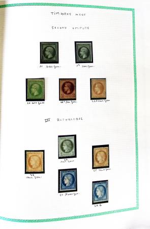 1849-2002, Collection de France en 6 classeurs, essentiellement