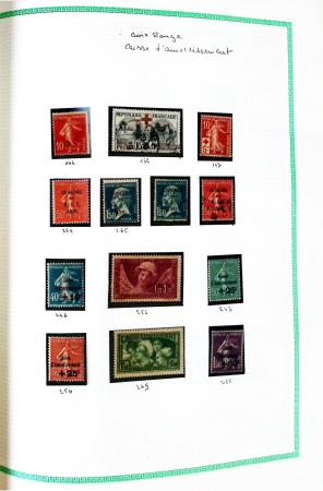 1849-2002, Collection de France en 6 classeurs, essentiellement