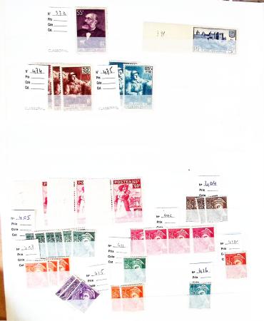 1849-2002, Collection de France en 6 classeurs, essentiellement