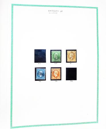 1849-2002, Collection de France en 6 classeurs, essentiellement