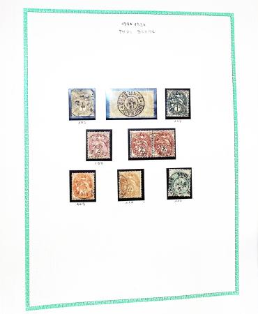 1849-2002, Collection de France en 6 classeurs, essentiellement