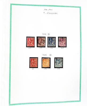 1849-2002, Collection de France en 6 classeurs, essentiellement
