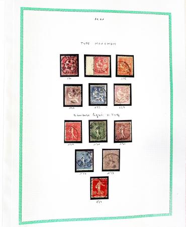 1849-2002, Collection de France en 6 classeurs, essentiellement