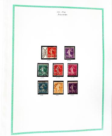 1849-2002, Collection de France en 6 classeurs, essentiellement