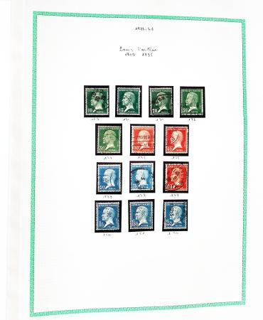 1849-2002, Collection de France en 6 classeurs, essentiellement