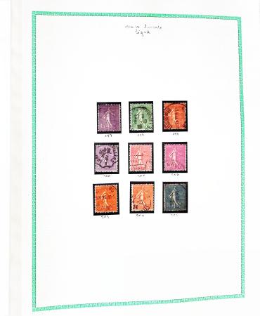 1849-2002, Collection de France en 6 classeurs, essentiellement