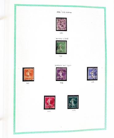 1849-2002, Collection de France en 6 classeurs, essentiellement