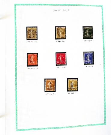 1849-2002, Collection de France en 6 classeurs, essentiellement