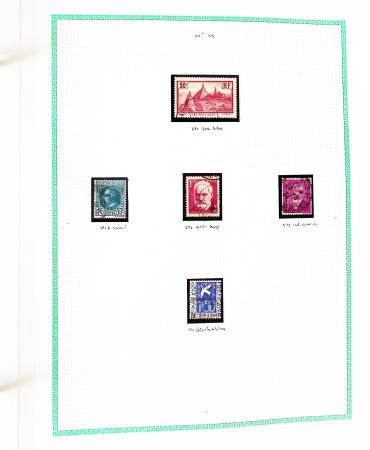 1849-2002, Collection de France en 6 classeurs, essentiellement