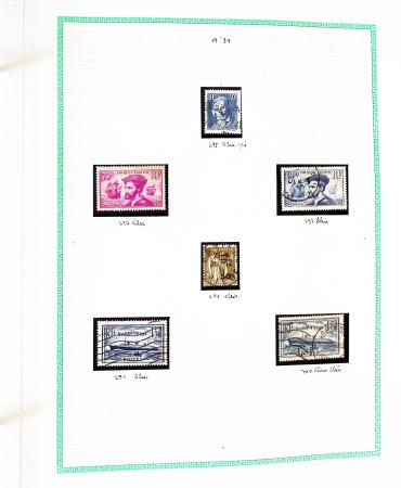 1849-2002, Collection de France en 6 classeurs, essentiellement