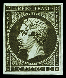N°11c 1c mordoré, neuf *, charnière propre, TB