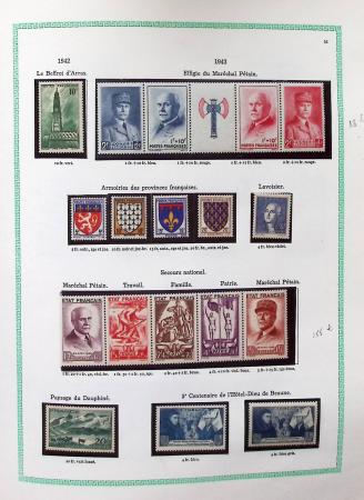 1940-2012, Collection de France neuf, (avec un peu