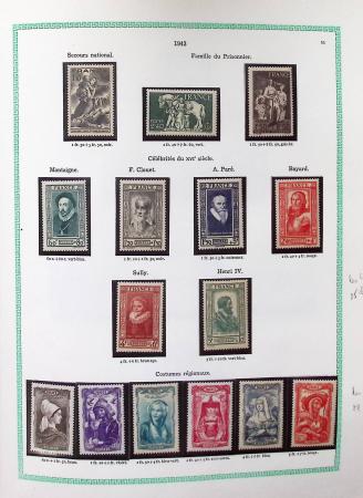 1940-2012, Collection de France neuf, (avec un peu