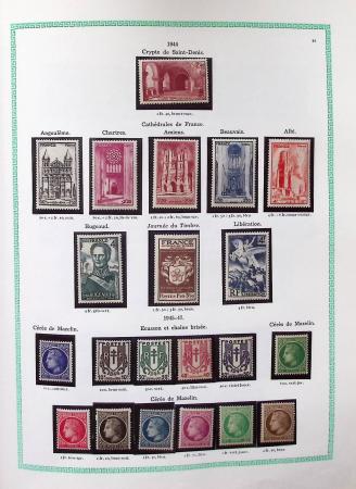 1940-2012, Collection de France neuf, (avec un peu