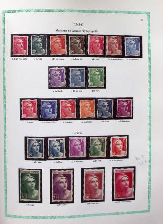 1940-2012, Collection de France neuf, (avec un peu