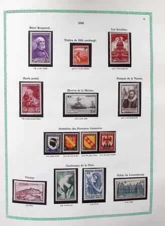 1940-2012, Collection de France neuf, (avec un peu