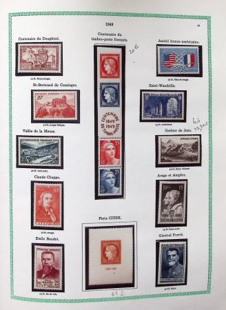 1940-2012, Collection de France neuf, (avec un peu