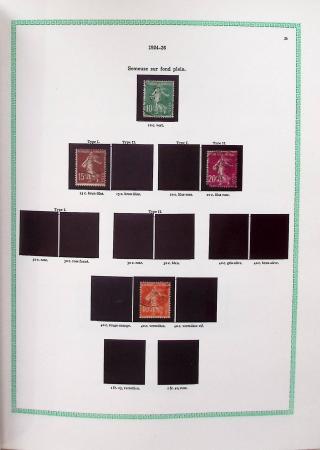 1920-1997, Collection de France neuf, en 4 volumes,